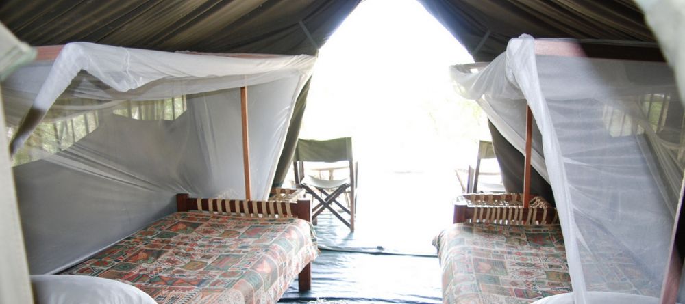 Tent interior at Mantana Lake Mburo Camp, Lake Mburo National Park, Uganda - Image 1