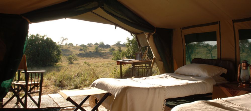 Tent interior at Nomad Serengeti Safari Camp- Ndutu, Serengeti National Park, Tanzania - Image 15