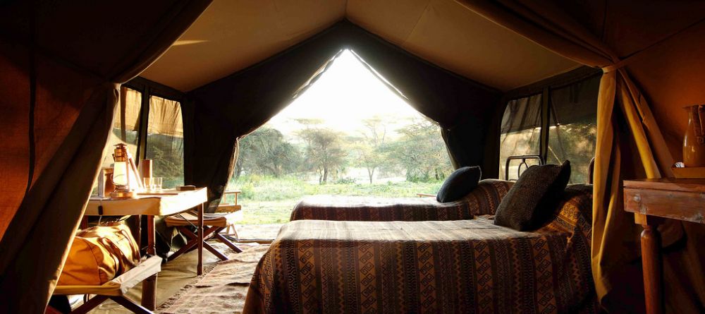 Tent interior at Nomad Serengeti Safari Camp- Ndutu, Serengeti National Park, Tanzania - Image 14