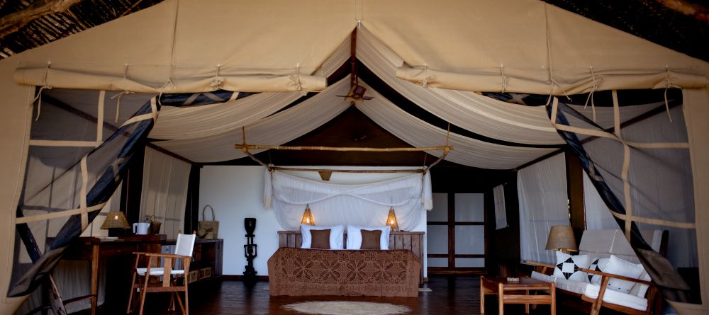 The bedroom tent at Fundu Lagoon, Pemba Island, Tanzania - Image 2