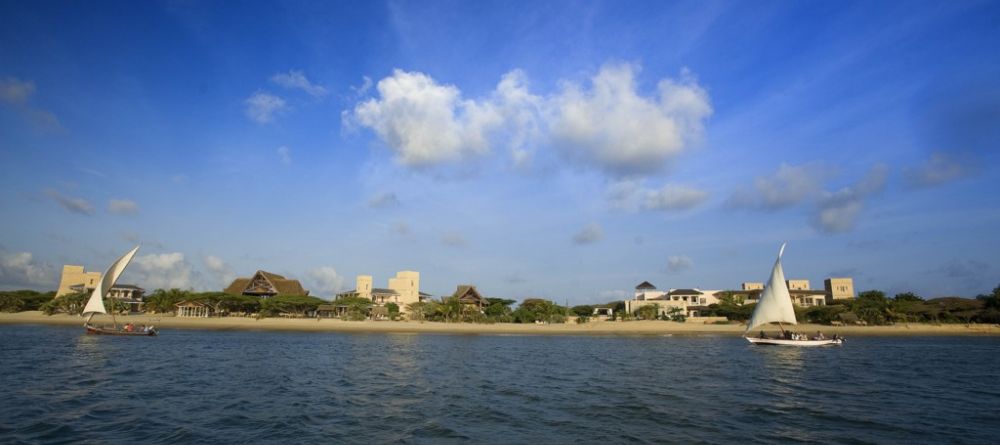 Wide shot of the setting at The Majlis, Lamu Island, Kenya - Image 1