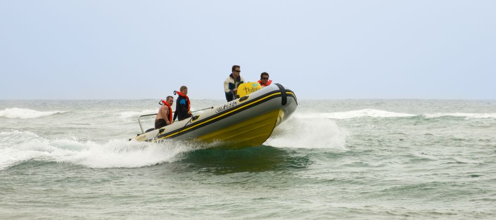 Thonga Beach Lodge - Beach Launch with Boat - Image 13
