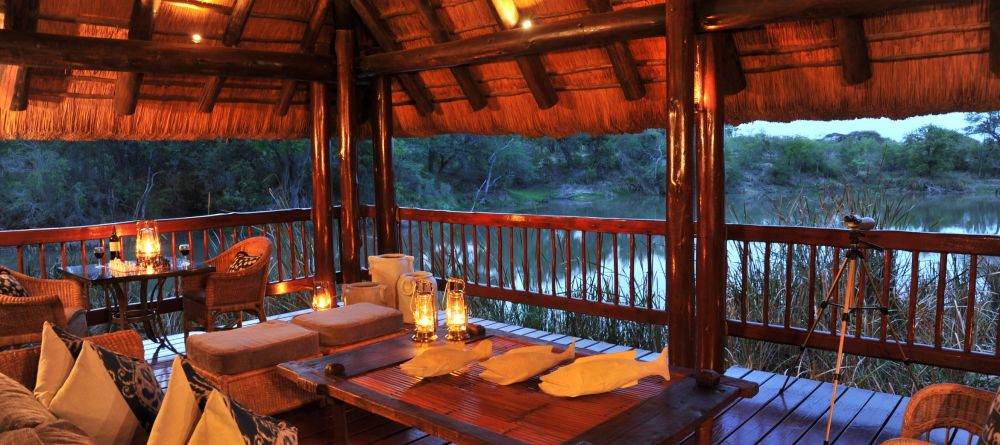 Thornybush Waterside Lodge - Deck Lounge - Image 4