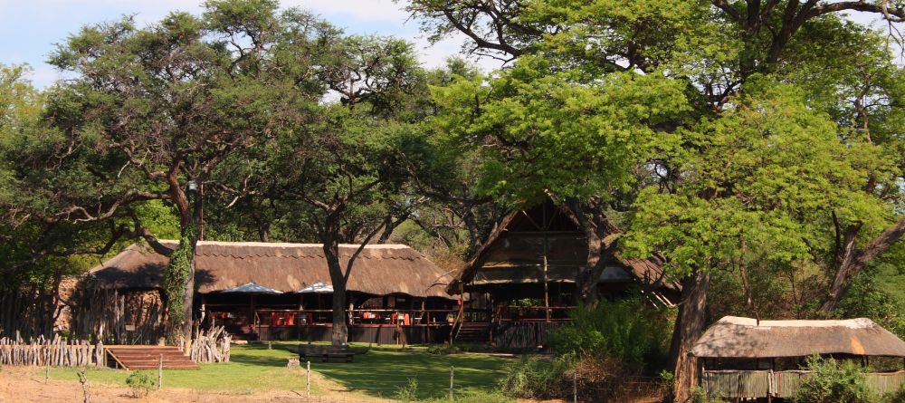 View of the grounds from the river at Elephant Valley Lodge, Chobe National Park, Botswana - Image 7