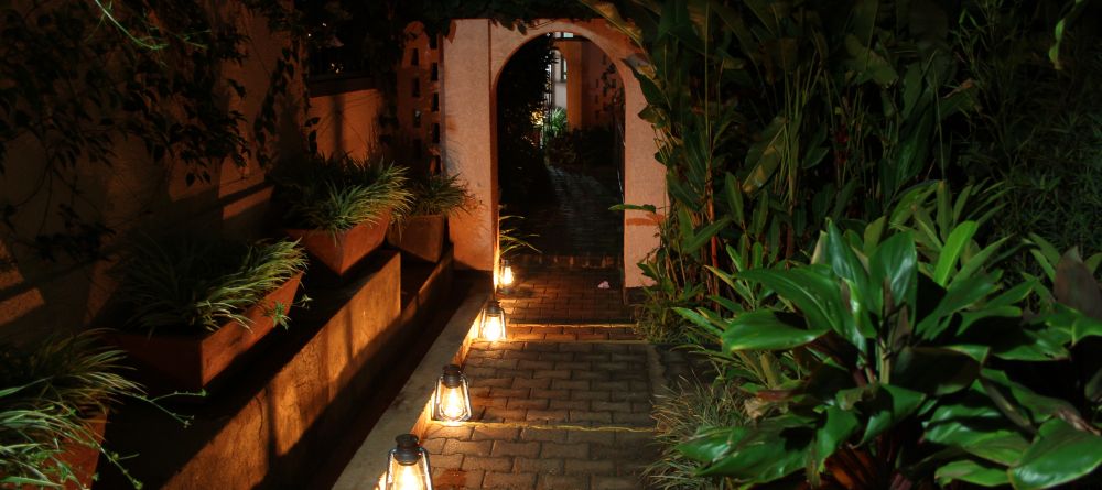 Walkway at night at Boma Lodge, Entebbe, Uganda - Image 11