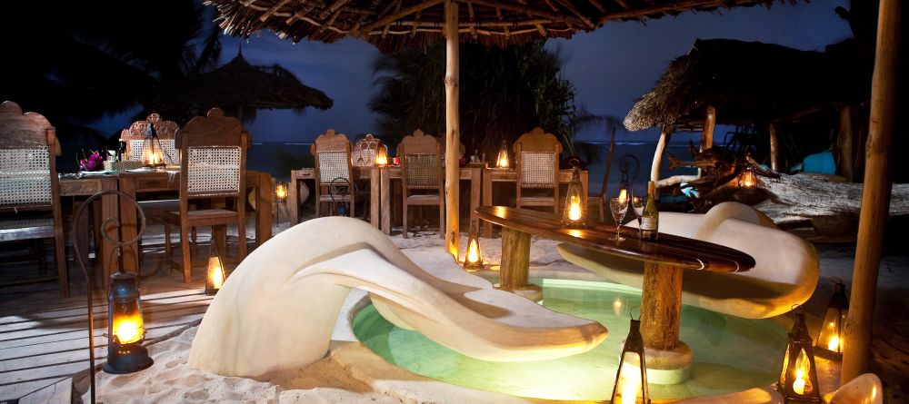 Unique and playful whale tail seats at Waterlovers, Diani Beach, Kenya - Image 17