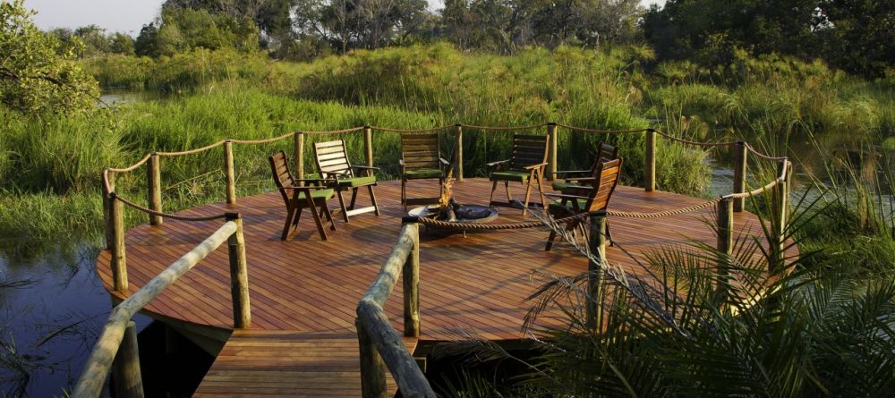 Campfire deck at Xigera Camp, Moremi Game Reserve, Botswana (Dana Allen) - Image 6