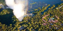 The prime location of the Zambezi Sun, Livingstone, Zambia