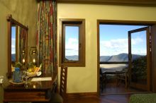 Interior of guestrooms at Ngorongoro Serena Lodge, Ngorongoro Crater, Tanzania