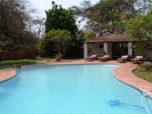New pool at Kapani Lodge, South Luangwa National Park, Zambia