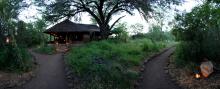 Camp setting at Mashatu Tented Camp, Mashatu Game Reserve, Botswana