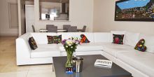 Waterfront Village Superior One Bdrm Living Room