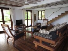 Enjoy movies in the lounge at Villa Turquoise, Zanzibar, Tanzania (Mango staff photo)