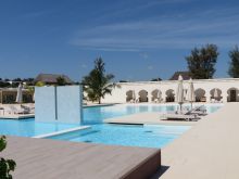 Lounge in the sun by the pool at Gold Zanzibar Beach House & Spa, Zanzibar, Tanzania (Mango staff photo)