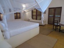 One of the two king bedrooms at Dar House, Zanzibar, Tanzania (Mango staff photo)