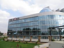 The sleek, modern exterior at The Boma Nairobi, Nairobi, Kenya (Mango staff photo)