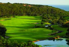 The golf course at Zimbali Lodge, KwaZulu-Natal, South Africa