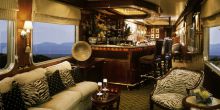 Lounge and bar area on The Blue Train, Pretoria, South Africa