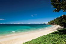 Anse Louis Beach at Maia Luxury Resort and Spa, Mahe, Seychelles
