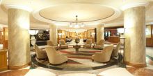 The bar and lounge area at Kalahari Sands Hotel, Windhoek, Namibia