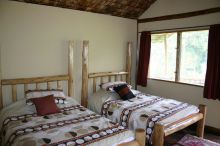 The guestrooms at Engagi Lodge, Bwindi Impenetrable Forest, Uganda