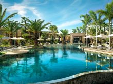 The beautiful pool area at One and Only Cape Town, Cape Town, South Africa