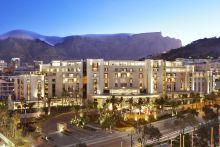 The exterior and setting of One and Only Cape Town, Cape Town, South Africa