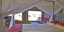 Unique client tent