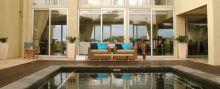 The pool at Vertigo Boutique Hotel, Windhoek, Namibia