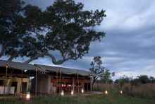 The exterior of the tents at Nomad Serengeti Safari Camp- Ndutu, Serengeti National Park, Tanzania