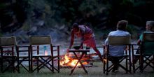 Serian Nkorombo Camp - campfire