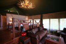 Full view of suite at Buffalo Luxury Camp, Serengeti Loliondo, Tanzania