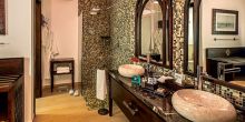 Elegant, modern bathrooms at Hideaway of Nungwi Resort & Spa, Zanzibar, Tanzania