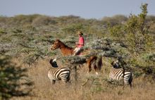 Horse back riding at Ol Malo, Laikipia, Kenya