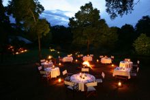 Dining at Il Moran, Masai Mara National Reserve, Kenya