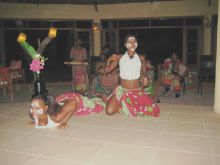 A dancing performance at Amarina Hotel, Nosy Be, Madagascar (Mango Staff photo)