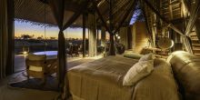 Bedroom at night