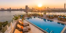 Kempinski Nile Hotel - pool & city view