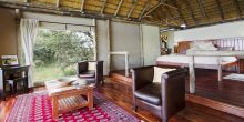 Bedroom & Lounge Lagoon Camp, Linyati Wetlands, Botswana