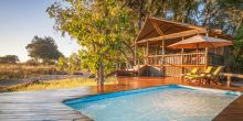 Pool at Little Kwara Camp, Okavango Delta, Botswana