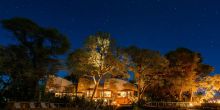 View of whole camp at Jacana Camp, Moremi Game Reserve, Botswana (Dana Allen)