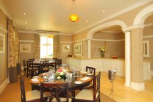 Dining area at Shamwari Long Lee Manor, Shamwari Game Reserve, South Africa