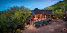 Madikwe River Lodge entrance