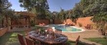 A secluded pool offers a relaxing place to soak up the sun at Mara House, Masai Mara National Reserve, Kenya (photo by Stevie Mann)