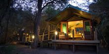 Exterior of Tent
