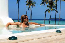 Private plunge pool at Matemwe Retreat, Zanzibar, Tanzania