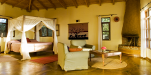 The bedroom at Ngorongoro Farm House, Karatu, Tanzania