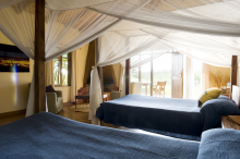 The bedroom at Ngorongoro Farm House, Karatu, Tanzania
