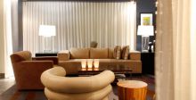 A lounge at O on Kloof, Cape Town, South Africa