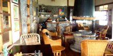 Lounge at Virunga Lodge, Volcanoes National Park, Uganda (Mango Staff photo)